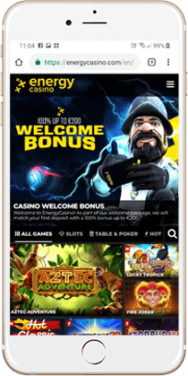 Energy Casino No Deposit Bonus Code 2020