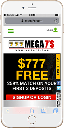 mega 7s casino no deposit bonus codes
